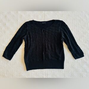 R.Q.T. Black Women's Crew Neck Sweater - size M